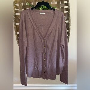 In Bloom Dusty Rose Button-Up Cardigan